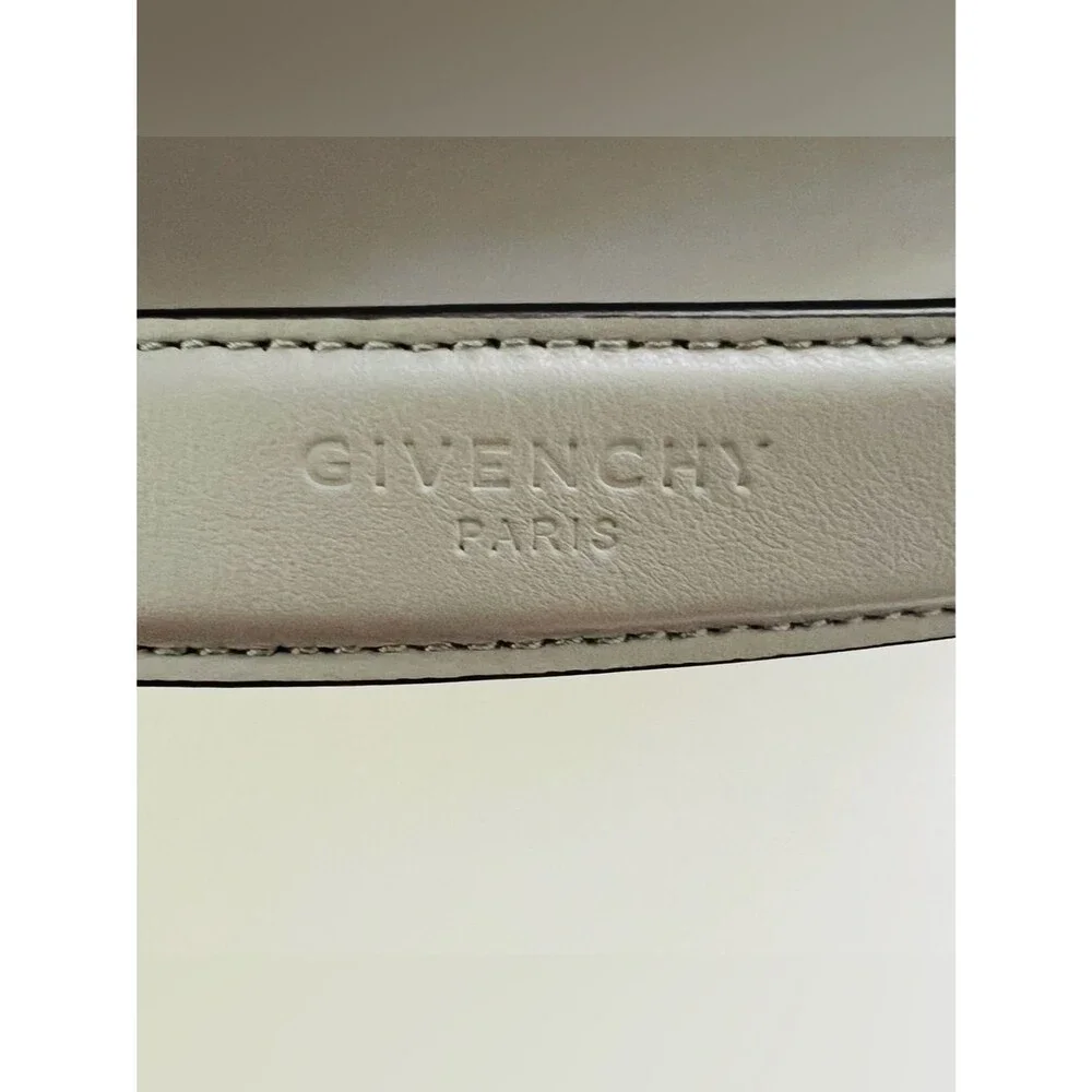 GIVENCHY Antigona Soft Medium Pearl Grey Leather Satchel